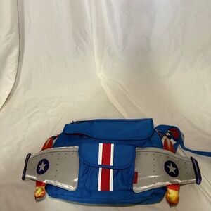 Bixbee Kids Rocket Flyer Backpack Blue Jetpack Back to School NWOT Toy Story